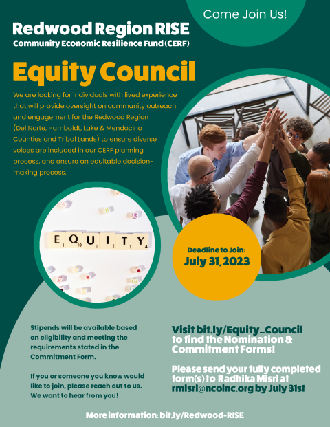 Join Redwood Region RISE's Equity Council