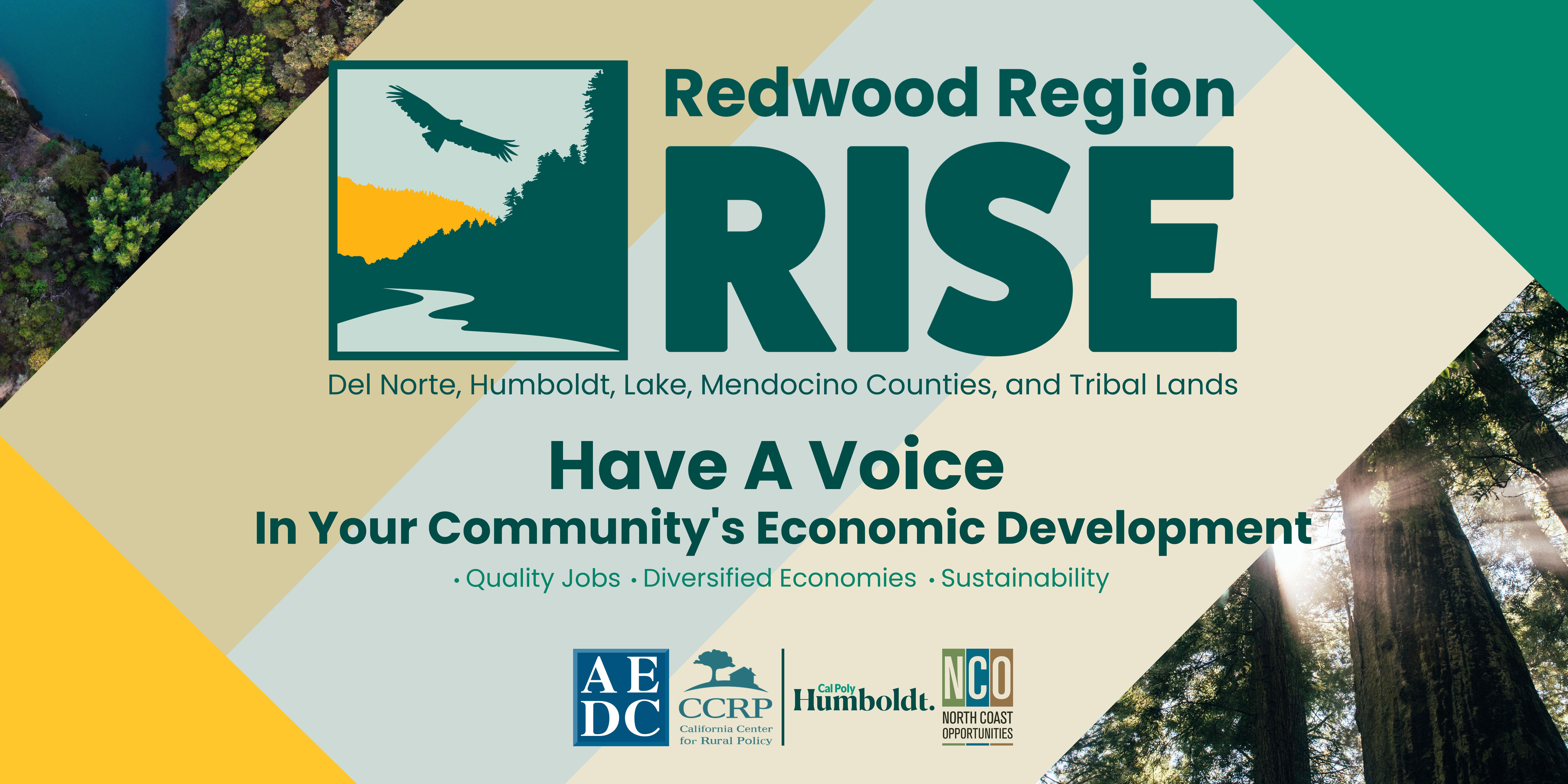 Redwood Region RISE - Economic Development - Del Norte, Humboldt, Lake, Mendocino and Tribal Lands