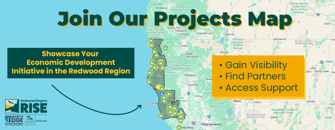 Redwood Region RISE - Projects Map