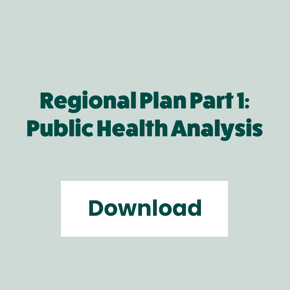 Redwood Region RISE - Regional Plan Part 1 - Public Health Analysis