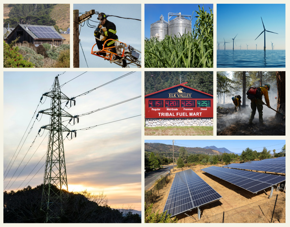 Redwood Region RISE - Renewable and Resilient Energy - Collage
