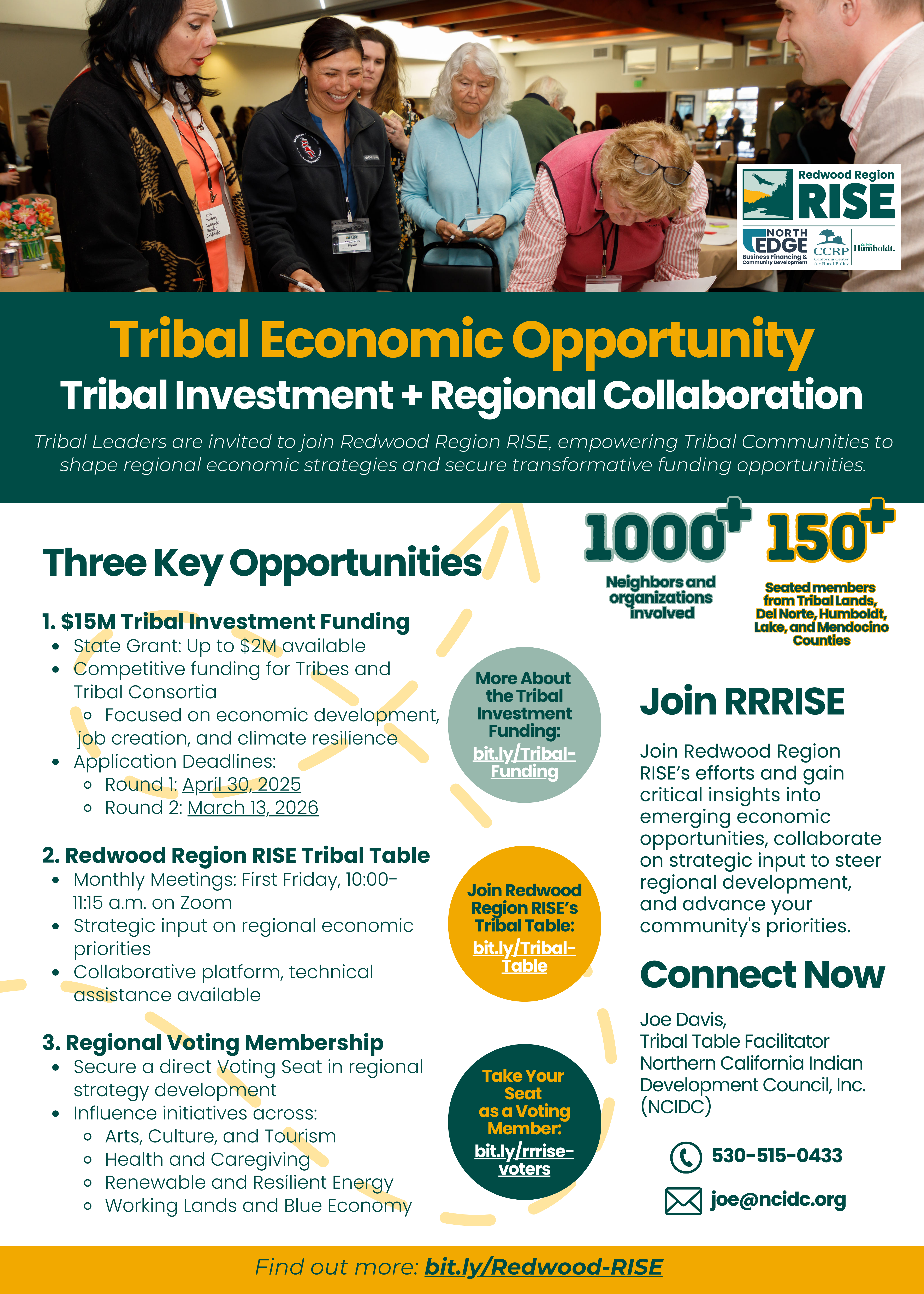 Redwood Region RISE - Tribal Table - Outreach Flyer